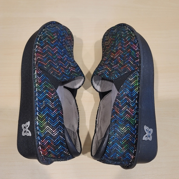 Alegria by PG Lite Debra Seville Ric Rac Rainbow Loafers - sz 37 EU - Picture 6 of 13
